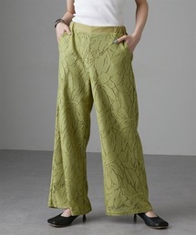 Soiunique（スワユニーク）の「大柄カーテンレースワイドパンツ［Soiunique］（その他パンツ）」