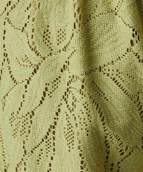 Soiunique（スワユニーク）の「大柄カーテンレースワイドパンツ［Soiunique］（その他パンツ・レディース・ライム/チャコール/アイボリー・LL/M/L）」の15枚目の写真