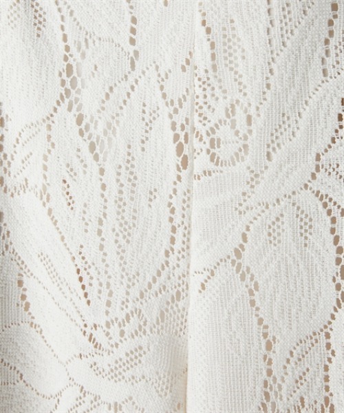 Soiunique（スワユニーク）の「大柄カーテンレースワイドパンツ［Soiunique］（その他パンツ・レディース・ライム/チャコール/アイボリー・LL/M/L）」の17枚目の写真