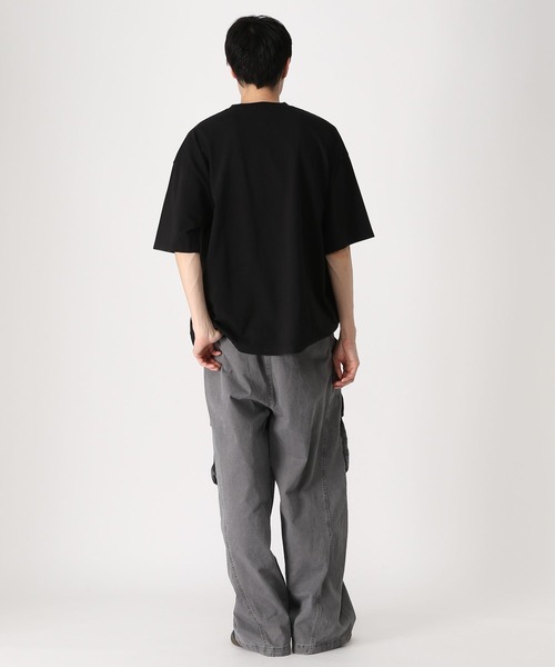 LAND MUSEUM（ランドミュージアム）の「LAND MUSEUM／バーブワイヤーT（Tシャツ/カットソー・メンズ・ブラック/グレー・MEDIUM/LARGE）」の5枚目の写真