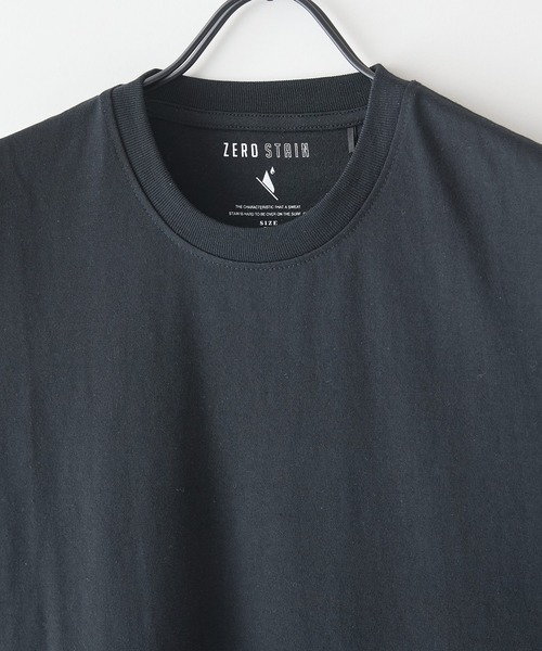 JEANS MATE(ジーンズメイト)の「【汗染みの目立ちにくいTシャツ ZEROSTAIN/ゼロステイン】クルーネックノースリーブ 防汚 UVカット(Tシャツ/カットソー・メンズ・ホワイト/ネイビー/ブラック・LARGE/X-LARGE/MEDIUM)」の17枚目の写真