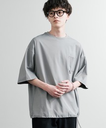 オーバーサイズUVカットTECHドローコード半袖Tシャツ