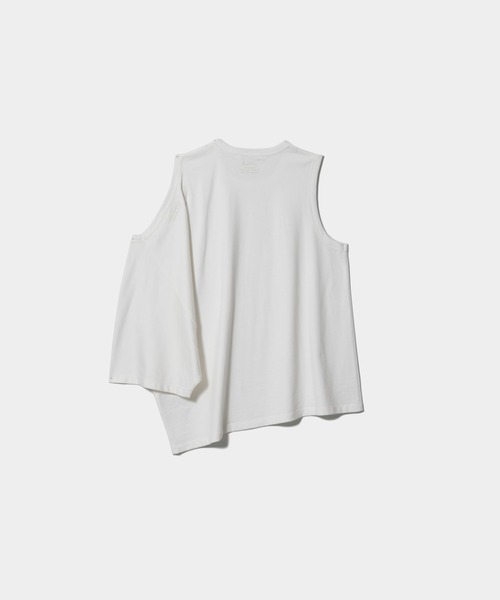 beautiful people（ビューティフルピープル）の「double-neck 60/-     jersey T-shirt（Tシャツ/カットソー・レディース・オフホワイト/ブルーグレー/ブルーグリーン/ブラック・38/34）」の6枚目の写真