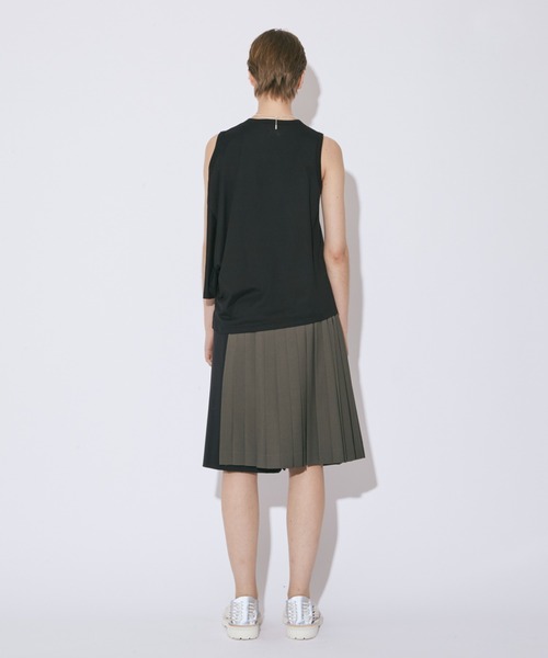 beautiful people（ビューティフルピープル）の「double-neck 60/-     jersey T-shirt（Tシャツ/カットソー・レディース・オフホワイト/ブルーグレー/ブルーグリーン/ブラック・38/34）」の10枚目の写真