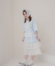 Lolime by mellfy memory(~[ oC tB[[)glowly petite floral skirt(XJ[g)