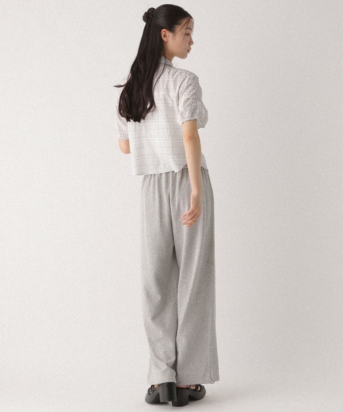 Heather(ヘザー)の「WZIPチェック半袖シャツ 497924(シャツ/ブラウス・レディース・グレー系その他/ブラック系その他/ホワイト系その他・FREE)」の17枚目の写真