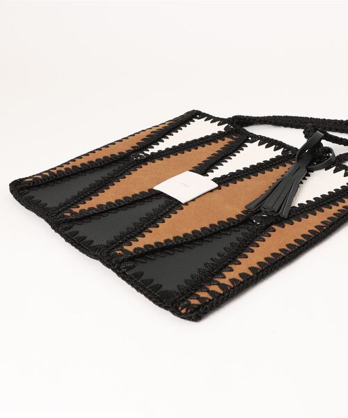 styiro（スタイロ）の「【styiro black】パズルズトートバッグ（トートバッグ・レディース・ブラウン/ブラック/ブラックミックス・FREE）」の13枚目の写真