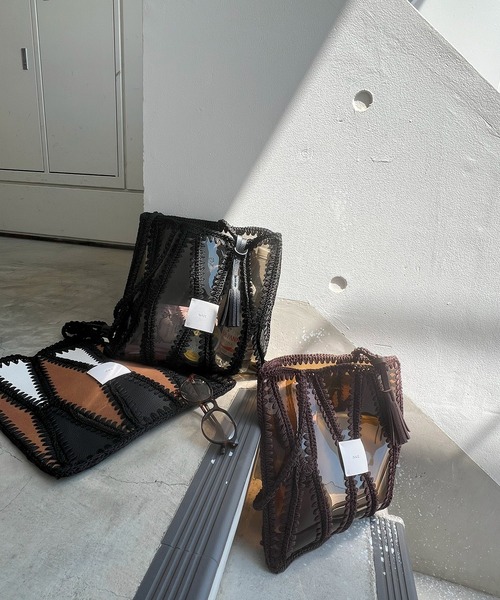 styiro（スタイロ）の「【styiro black】パズルズトートバッグ（トートバッグ・レディース・ブラウン/ブラック/ブラックミックス・FREE）」の9枚目の写真