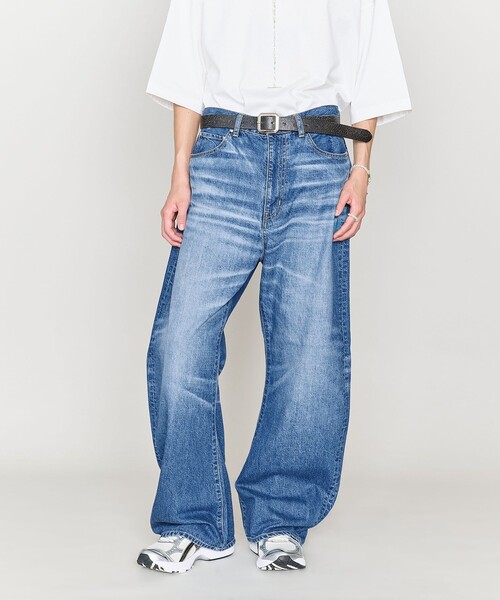 ＜ASTRAET＞コットン ウルトラバギーデニムパンツ O/D ASTRAET＞コットン ウルトラバギーデニムパンツ O/D