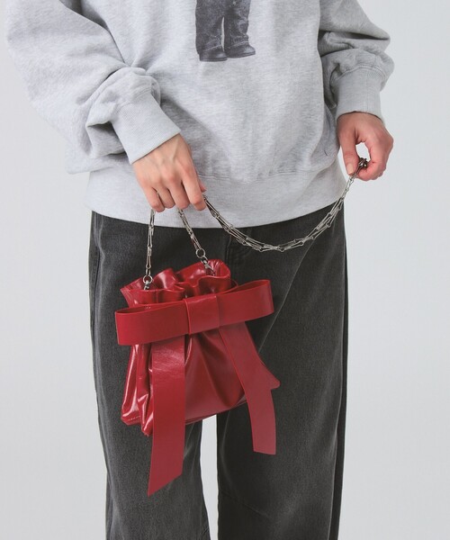 リボン チェーン バッグ（ショルダーバッグ）｜Ray BEAMS（レイ