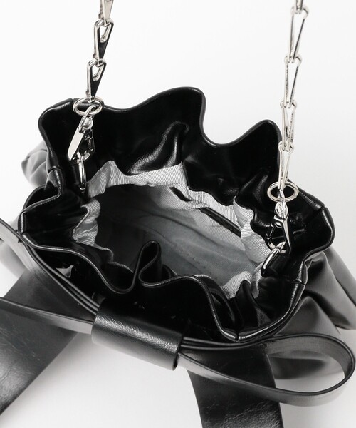 Ray BEAMS（レイビームス）の「リボン チェーン バッグ（ショルダーバッグ・レディース・ブラック/レッド/ブラック系その他4・ONE SIZE）」の20枚目の写真