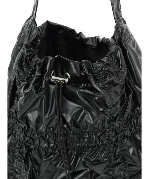 Te chichi(テチチ)の「【WEB限定】ギャザードロストバッグ(ハンドバッグ・レディース・ブラック/シルバー・F)」の9枚目の写真