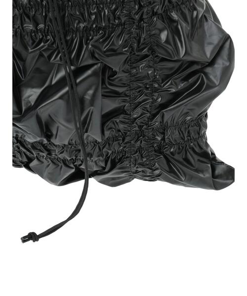 Te chichi(テチチ)の「【WEB限定】ギャザードロストバッグ(ハンドバッグ・レディース・ブラック/シルバー・F)」の10枚目の写真