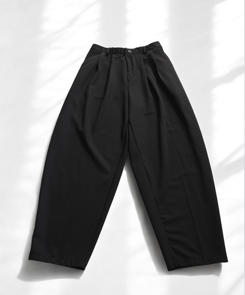 antiqua(アンティカ)の「ツータック ワイドパンツ(その他パンツ・レディース・ブラック/グレー・ONESIZE)」の22枚目の写真