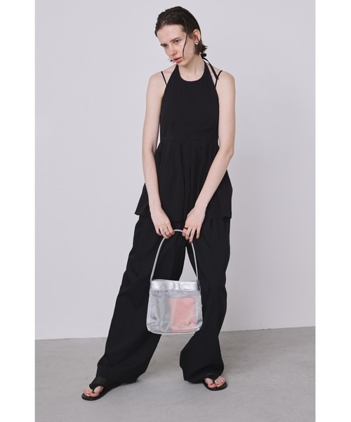 【入手困難】ALAIA◆メッシュ×レザー フラット トングサンダル 入手困難】ALAIA◇メッシュ×レザー フラット トングサンダル