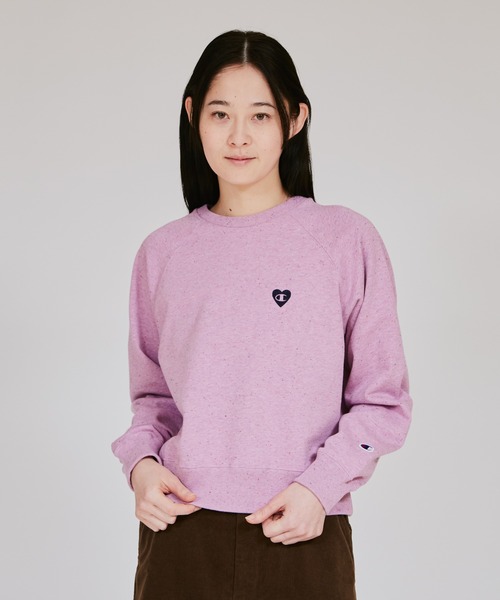 Champion/チャンピオン】レディース ロングスリーブラグランスウェット