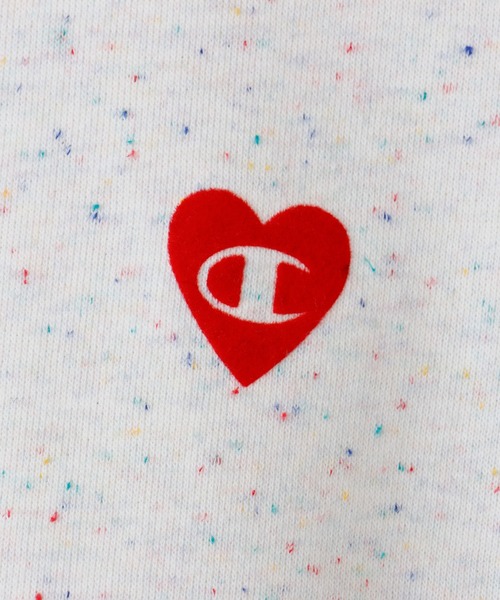 Champion（チャンピオン）の「【Champion/チャンピオン】レディース ロングスリーブラグランスウェットシャツ（スウェット・レディース・ピンク系その他2/ホワイト/ライトブルー・MEDIUM/LARGE）」の4枚目の写真