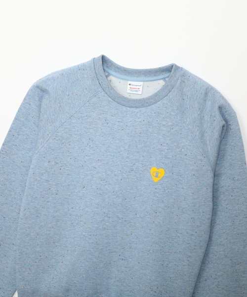 Champion（チャンピオン）の「【Champion/チャンピオン】レディース ロングスリーブラグランスウェットシャツ（スウェット・レディース・ピンク系その他2/ホワイト/ライトブルー・MEDIUM/LARGE）」の9枚目の写真