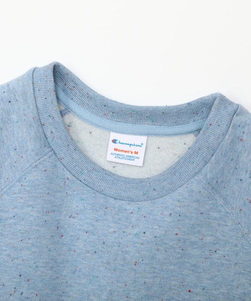 Champion（チャンピオン）の「【Champion/チャンピオン】レディース ロングスリーブラグランスウェットシャツ（スウェット・レディース・ピンク系その他2/ホワイト/ライトブルー・MEDIUM/LARGE）」の10枚目の写真