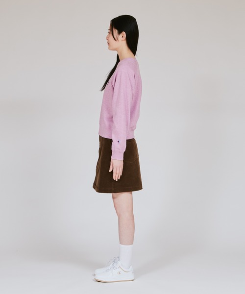 Champion（チャンピオン）の「【Champion/チャンピオン】レディース ロングスリーブラグランスウェットシャツ（スウェット・レディース・ピンク系その他2/ホワイト/ライトブルー・MEDIUM/LARGE）」の19枚目の写真
