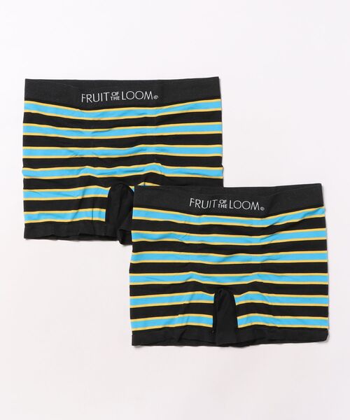 セール】【FRUIT OF THE LOOM】ワイドボーダー成型ボクサー 2P