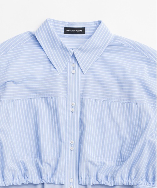 Color Stitch Short Shirt/カラーステッチショートシャツ