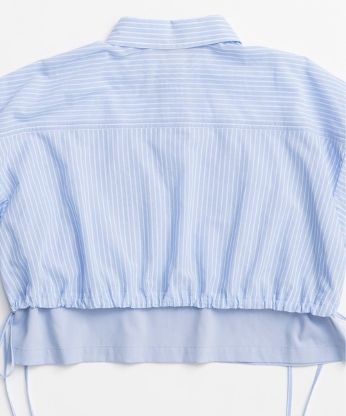 Color Stitch Short Shirt/カラーステッチショートシャツ