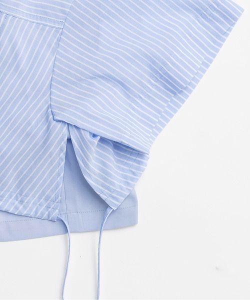 ★メゾンスペシャル★！完売品！[25summer]カラーステッチショートシャツ Color Stitch Short Shirt/カラーステッチショートシャツ