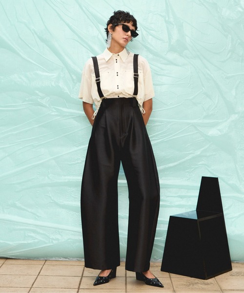 MAISON SPECIAL(メゾンスペシャル) カラーステッチショートシャツ Color Stitch Short Shirt
