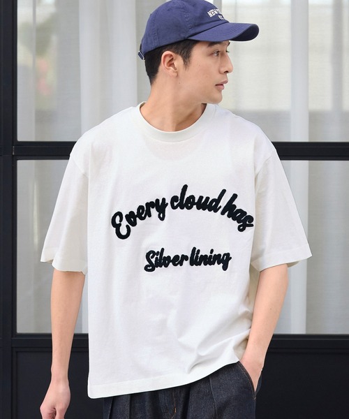 coca(coca)(コカ)の「ユニセックス 刺繍Tシャツ(Tシャツ/カットソー・メンズ・ダークグリーン/ブラック/ライトグレー/ホワイト・L/M/XL)」の2枚目の写真