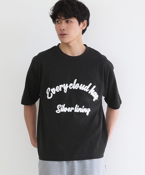 coca(coca)(コカ)の「ユニセックス 刺繍Tシャツ(Tシャツ/カットソー・メンズ・ダークグリーン/ブラック/ライトグレー/ホワイト・L/M/XL)」の3枚目の写真