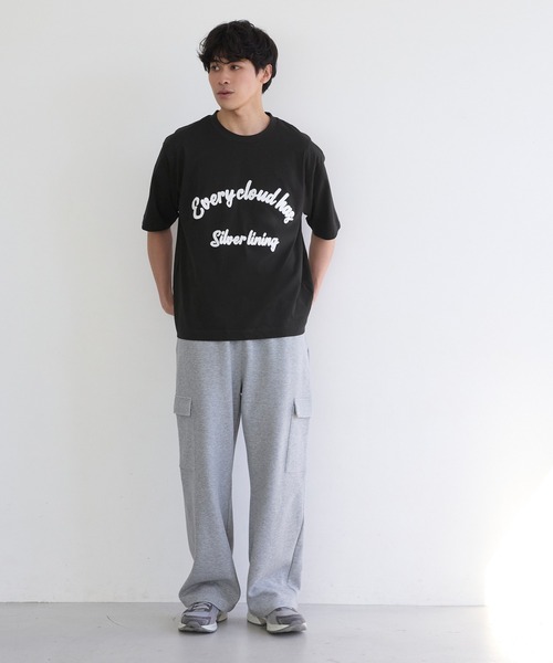 coca(coca)(コカ)の「ユニセックス 刺繍Tシャツ(Tシャツ/カットソー・メンズ・ダークグリーン/ブラック/ライトグレー/ホワイト・L/M/XL)」の5枚目の写真