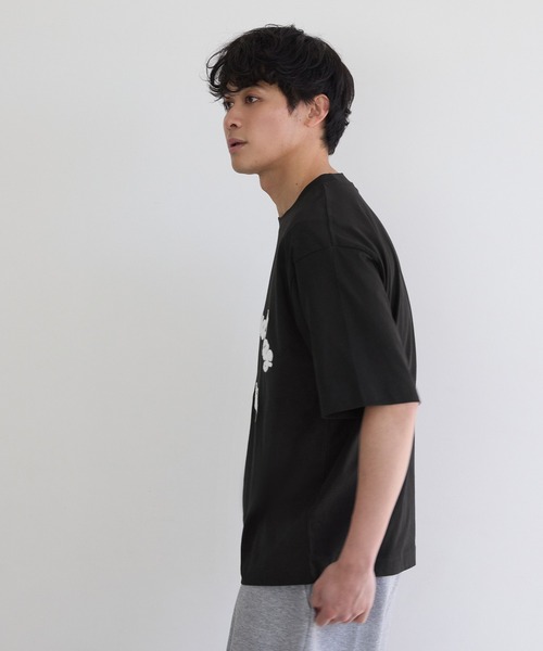 coca(coca)(コカ)の「ユニセックス 刺繍Tシャツ(Tシャツ/カットソー・メンズ・ダークグリーン/ブラック/ライトグレー/ホワイト・L/M/XL)」の6枚目の写真