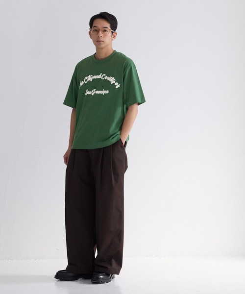 coca(coca)(コカ)の「ユニセックス 刺繍Tシャツ(Tシャツ/カットソー・メンズ・ダークグリーン/ブラック/ライトグレー/ホワイト・L/M/XL)」の16枚目の写真