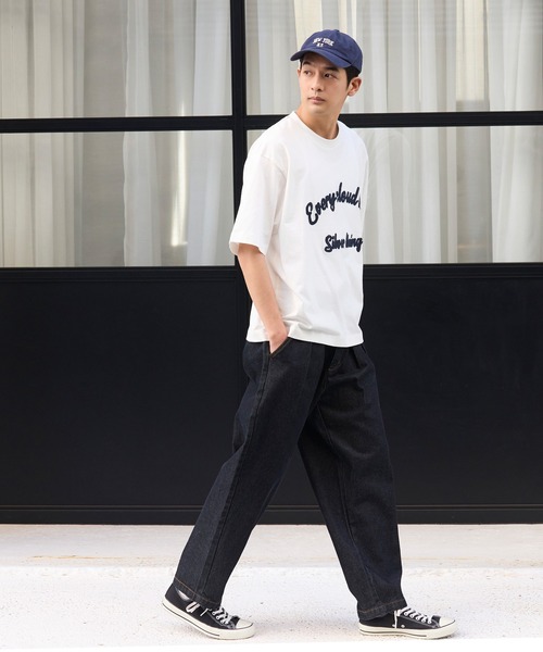 coca(coca)(コカ)の「ユニセックス 刺繍Tシャツ(Tシャツ/カットソー・メンズ・ダークグリーン/ブラック/ライトグレー/ホワイト・L/M/XL)」の19枚目の写真