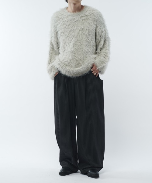 Lui's（ルイス）の「シャギークルーネックニット（ニット/セーター