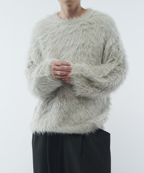 Lui's（ルイス）の「シャギークルーネックニット（ニット/セーター