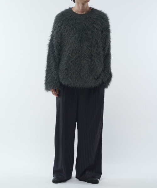 Lui's（ルイス）の「シャギークルーネックニット（ニット/セーター