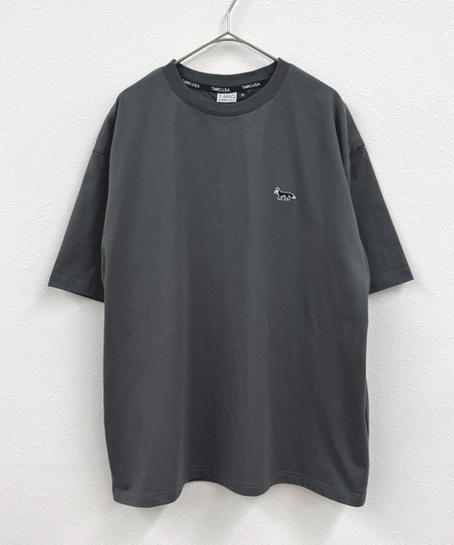 セール】T-MAC ワンポイント刺繍 オーバーサイズ半袖Tシャツ FOX