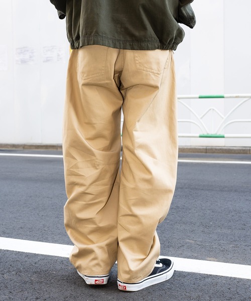 Subciety（サブサエティ）の「Curve chino pants（チノパンツ・メンズ・ベージュ/カーキ/ブラック/ダークグレー・マルチサイズ）」の18枚目の写真