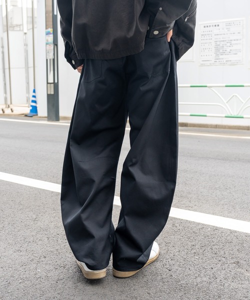 Subciety（サブサエティ）の「Curve chino pants（チノパンツ・メンズ・ベージュ/カーキ/ブラック/ダークグレー・マルチサイズ）」の8枚目の写真