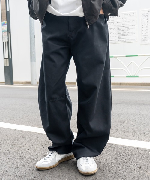 Subciety（サブサエティ）の「Curve chino pants（チノパンツ・メンズ・ベージュ/カーキ/ブラック/ダークグレー・マルチサイズ）」の7枚目の写真