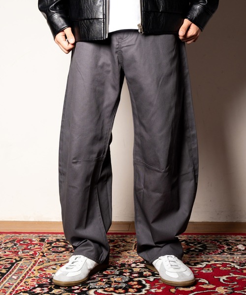 Subciety（サブサエティ）の「Curve chino pants（チノパンツ・メンズ・ベージュ/カーキ/ブラック/ダークグレー・マルチサイズ）」の13枚目の写真
