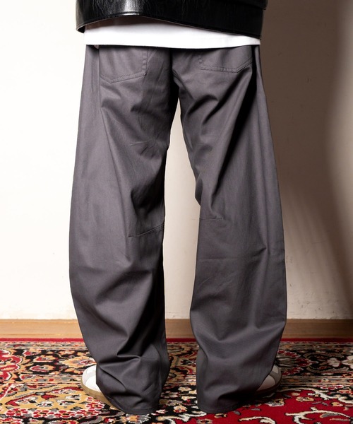 Subciety（サブサエティ）の「Curve chino pants（チノパンツ・メンズ・ベージュ/カーキ/ブラック/ダークグレー・マルチサイズ）」の14枚目の写真