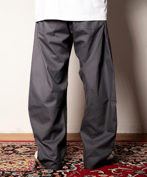 Subciety（サブサエティ）の「Curve chino pants（チノパンツ・メンズ・ベージュ/カーキ/ブラック/ダークグレー・マルチサイズ）」の12枚目の写真