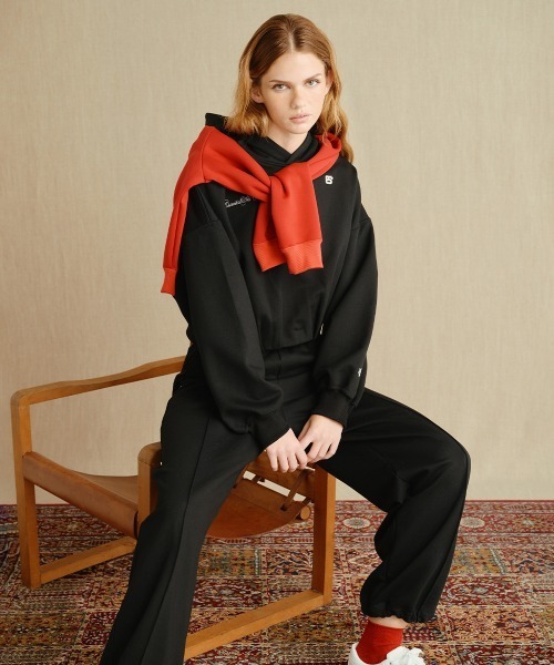 ESSENTIAL（エッセンシャル）の「ハードコンパクト裏毛パンツ（その他パンツ・レディース・ブラック/グレー・38/36）」の3枚目の写真