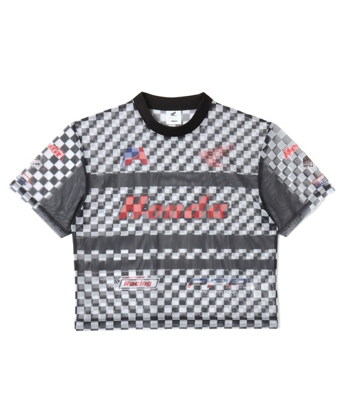 HONDA x atmos pink Racing See-through T-shirt / ホンダ アトモス ピンク レーシング シースルー ティ HONDA x atmos pink Racing See-through T-shirt / ホンダ