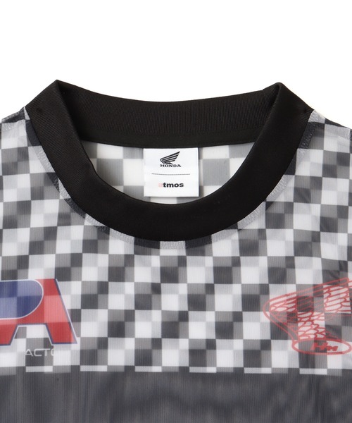 atmos pink（アトモスピンク）の「HONDA x atmos pink Racing See-through T-shirt / ホンダ アトモス ピンク レーシング シースルー ティーシャツ 【SP】（その他トップス・レディース・チェック/ブラック・FREE）」の16枚目の写真