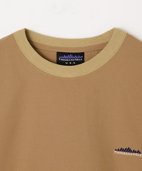 THOUSAND MILE（サウザンドマイル）の「THOUSAND MILE/サウザンドマイル SHORT SLEEVE T-SHIRT & LONG PANTS SET セットアップ ３点セット（セットアップ・メンズ・ベージュ/ブラック・M/L/XL）」の12枚目の写真