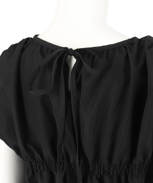 ANAP（アナップ）の「ブロード シャーリング ブラウス（シャツ/ブラウス・レディース・ブラック/オフホワイト/ブルー・FREE）」の18枚目の写真